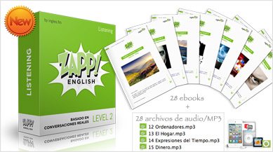 Zapp! Inglés Listening Nivel 2 — pack de eBooks y audios MP3